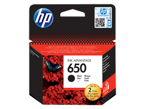 HP 650 Black Original Ink