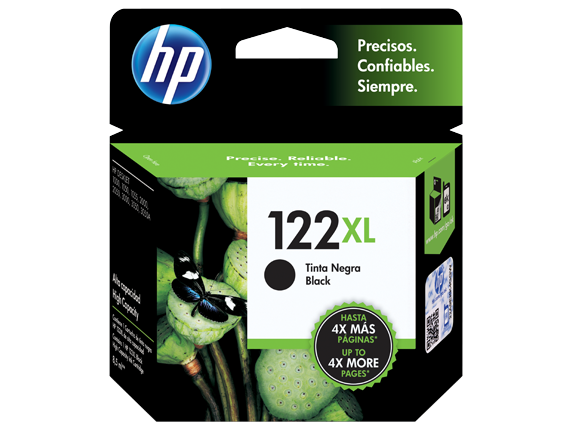 HP 122XL High Yield Black Original Ink