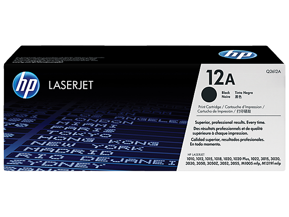 HP 12A Black Original LaserJet Toner