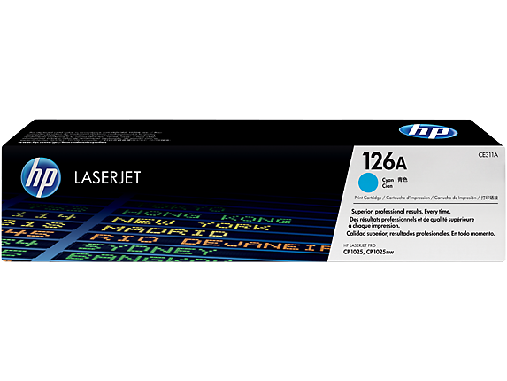 HP 126A Cyan Original LaserJet Toner