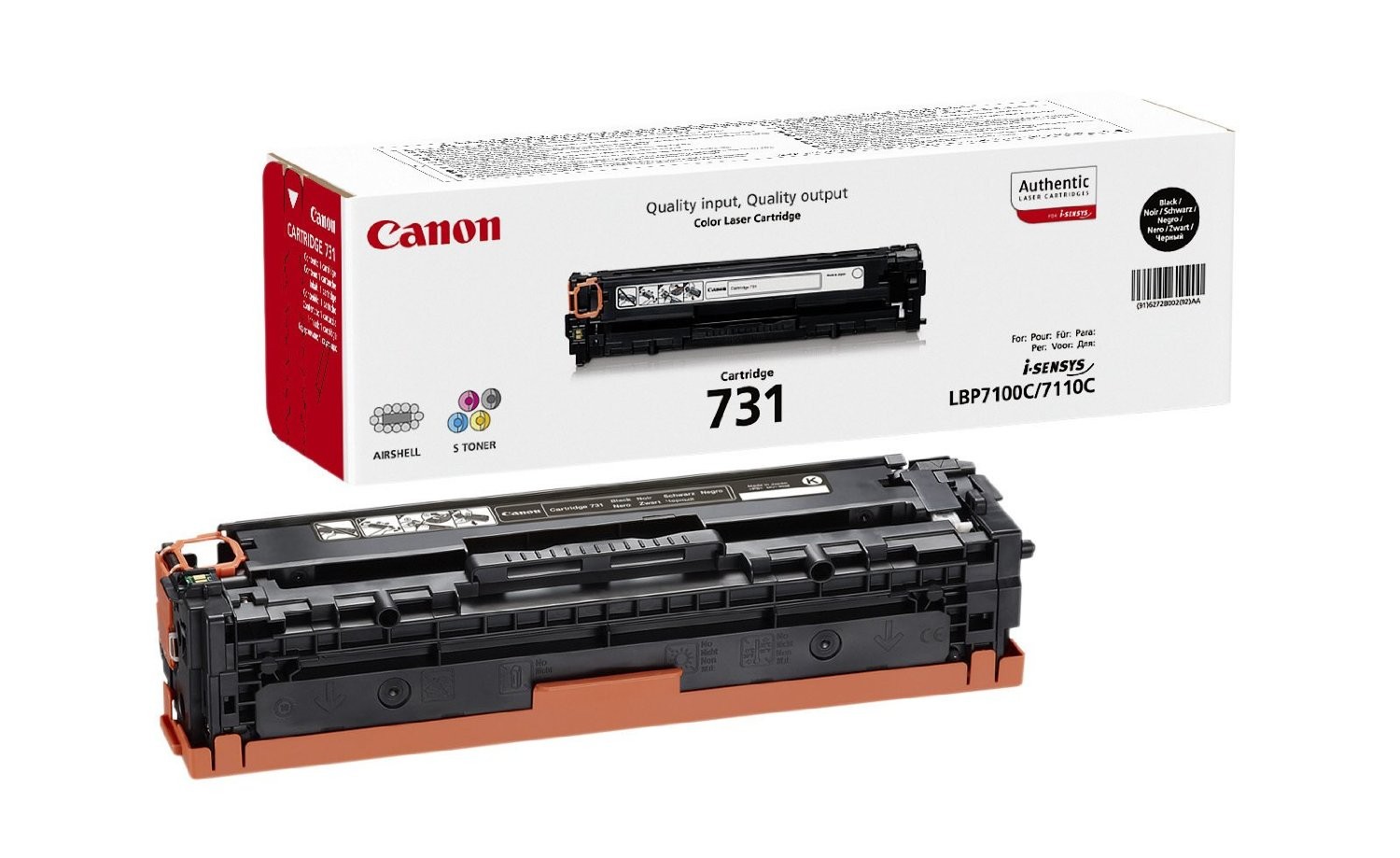 Canon 731 Original Black Toner